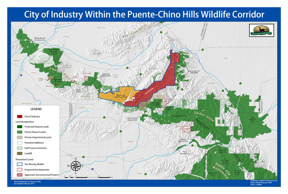 City of Industry Map Hills For Everyone