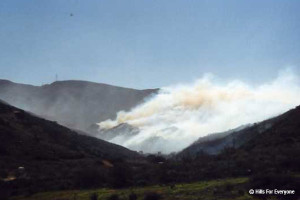 Coal Canyon Wildfire (2002)
