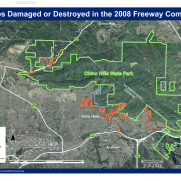 Freeway Complex Fire – Properties Damaged or Destroyed