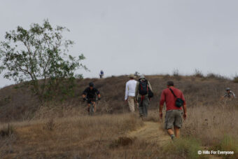 Mountain Bikers Impacting the State Park