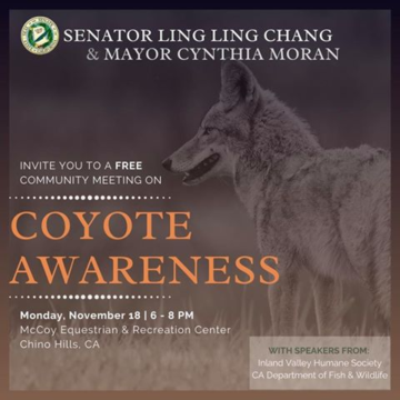Chino Hills Coyote Awareness Meeting