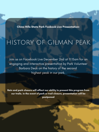 Facebook Live: Gilman Peak History