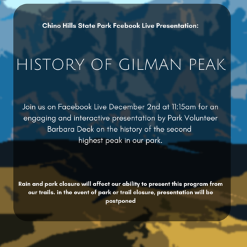 Facebook Live: Gilman Peak History