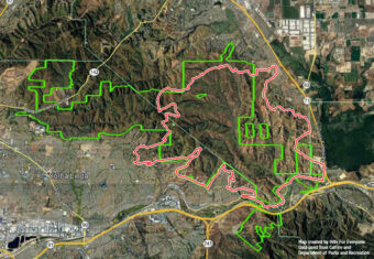 Blue Ridge Fire Burns 56% of State Park