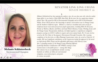 Melanie Schlotterbeck Gets Award