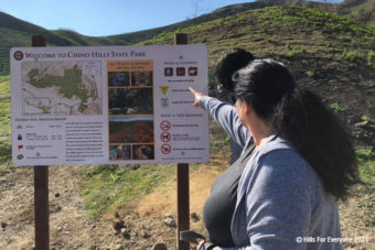 State Park Welcome Sign is Up