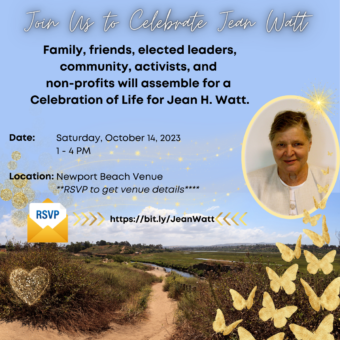 Celebration of Life for Jean Watt
