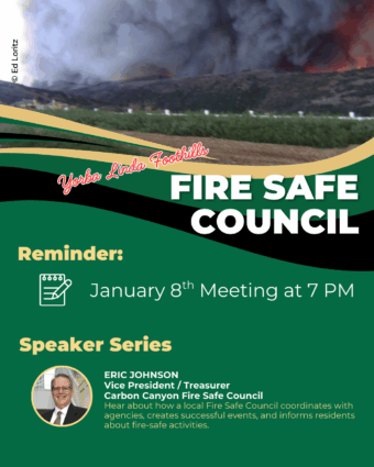 Jan. 8th Fire Safe Council Meeting