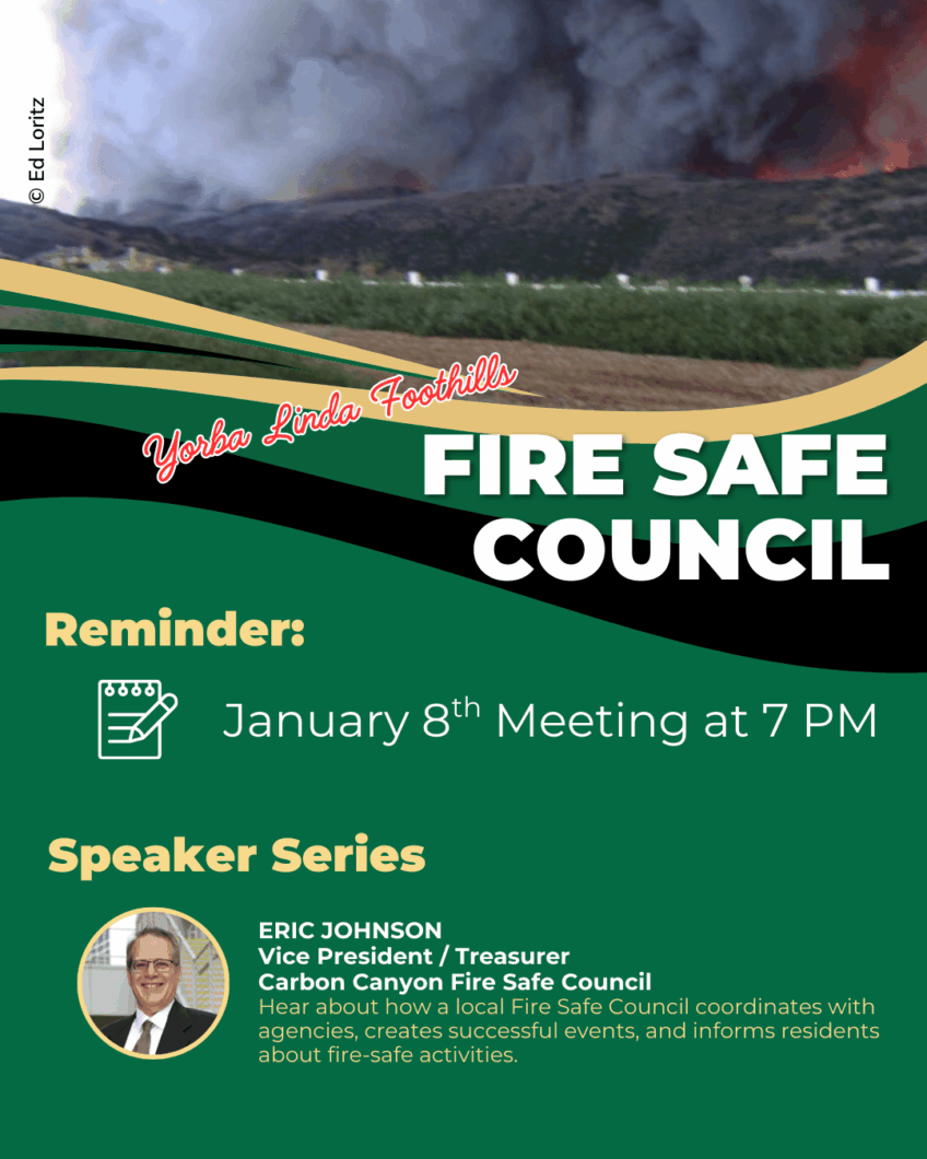 Jan. 8th Fire Safe Council Meeting