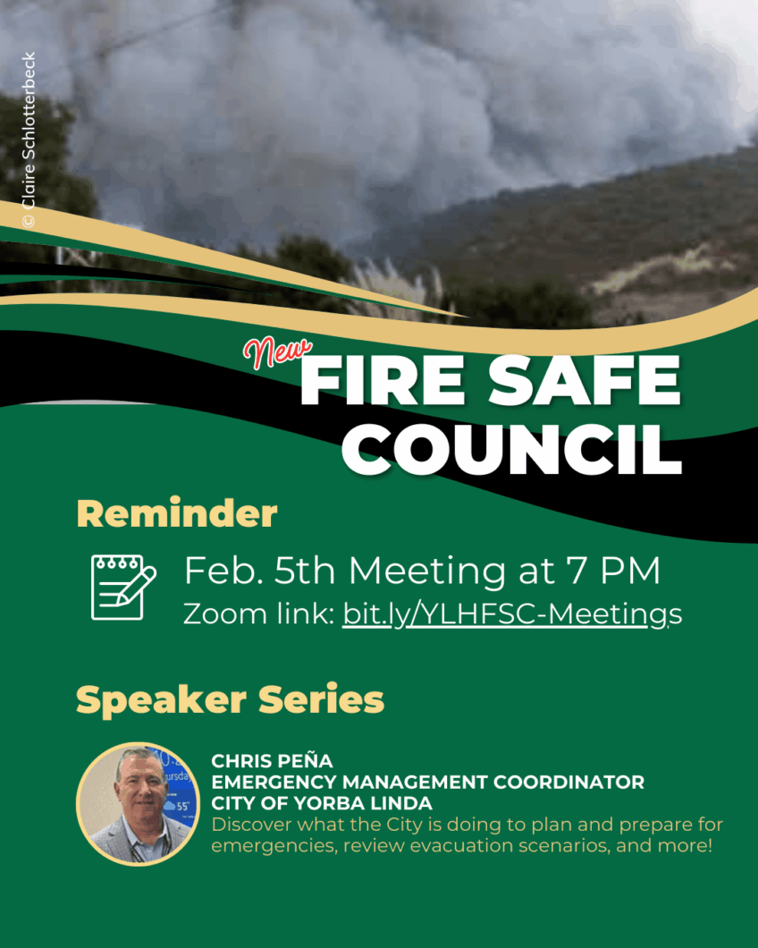 YL Fire Safe Council Meeting – 2/5