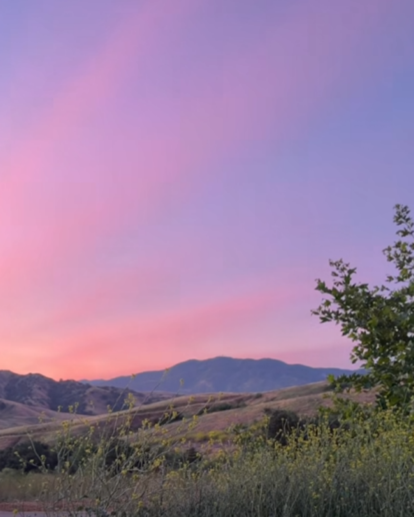 Sunrise in Chino Hills State Park