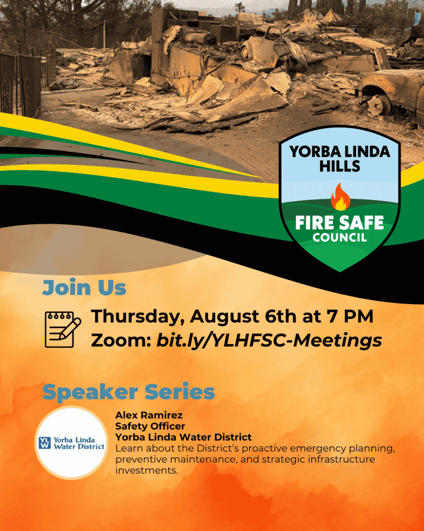 Fire Safe Council Meeting (Aug. 6th)