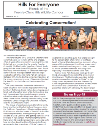 Fall Newsletter