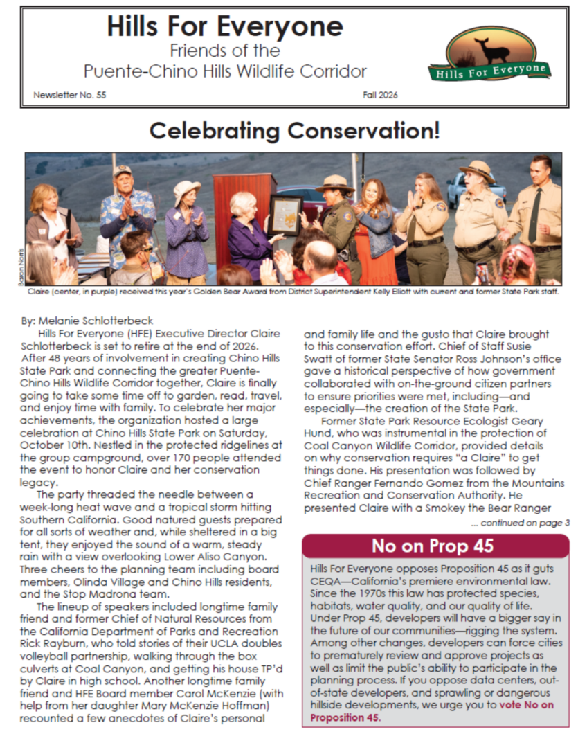 Fall Newsletter